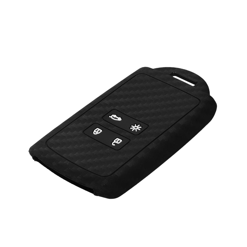 kwmobile Car Key Shell compatible with Renault 4-Button Smart Key (Keyless Go only) Protective Cover