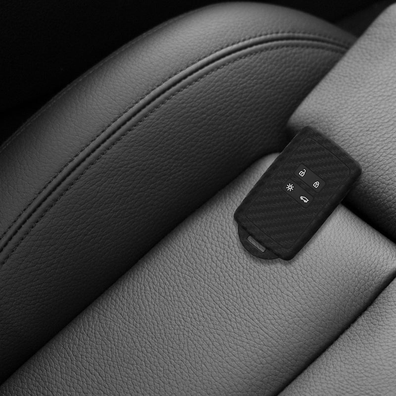 kwmobile Car Key Shell compatible with Renault 4-Button Smart Key (Keyless Go only) Protective Cover