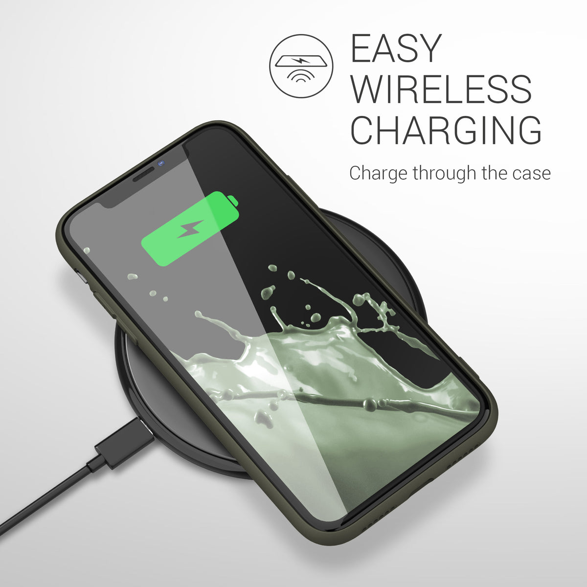 kwmobile Phone Case for Apple iPhone 11 - Wireless Charging - Protective Cover