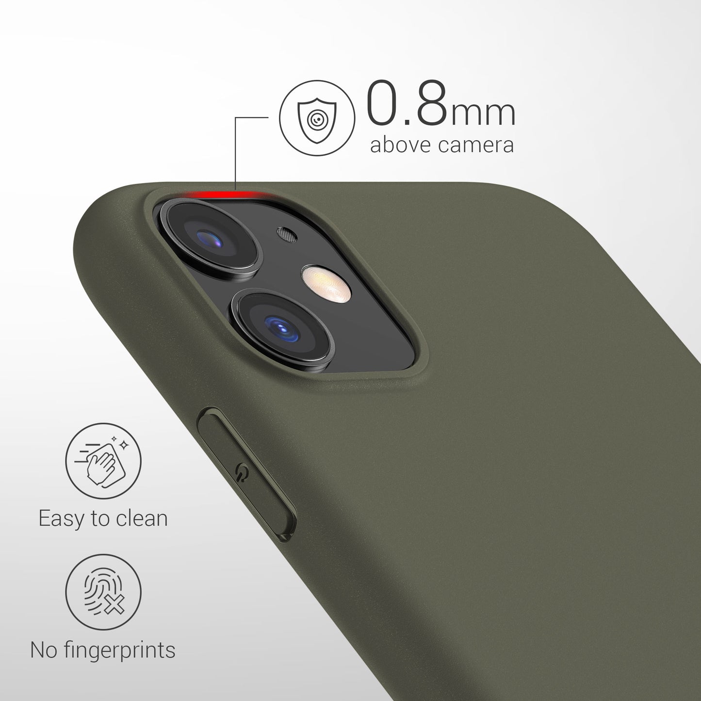 kwmobile Phone Case for Apple iPhone 11 - Wireless Charging - Protective Cover