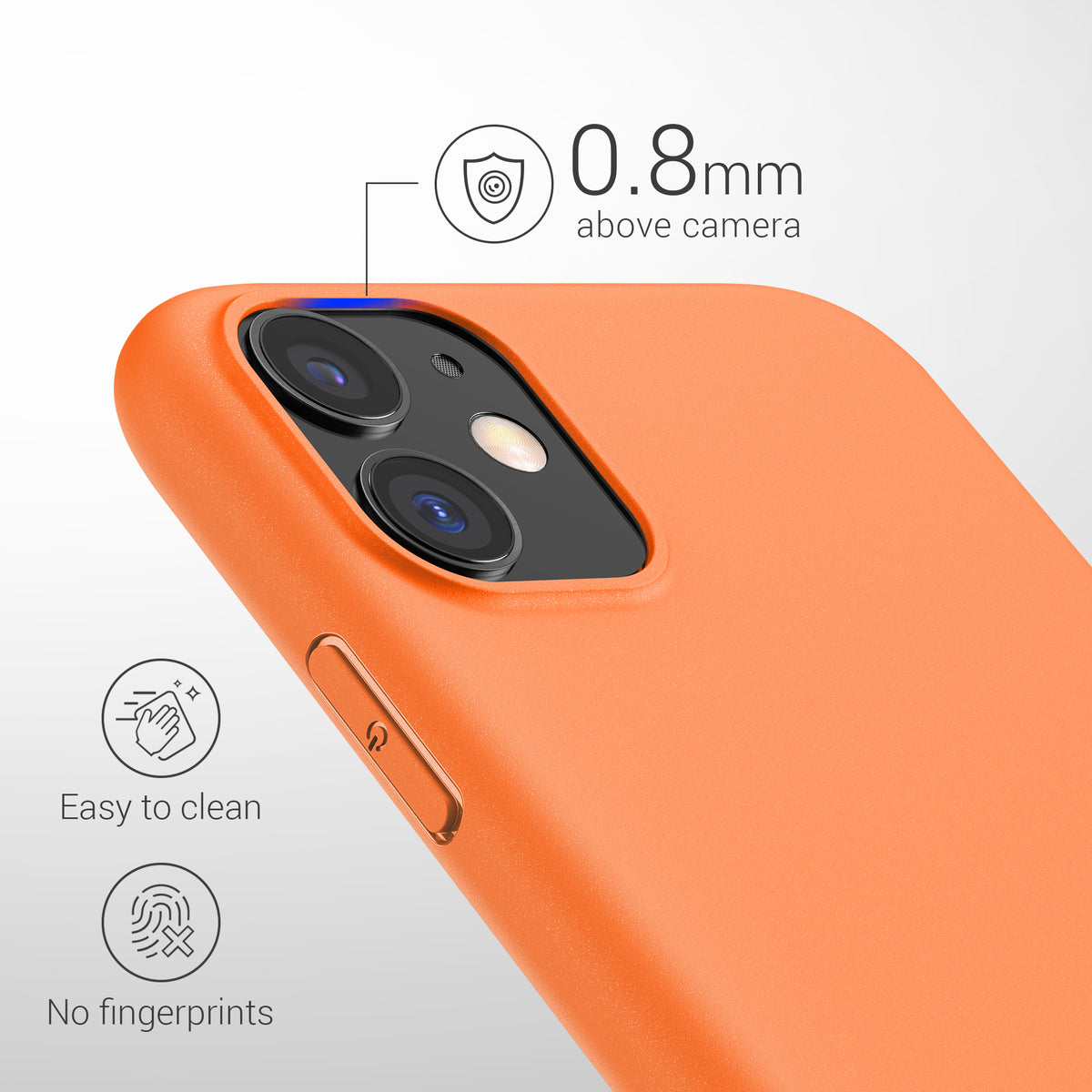 kwmobile Phone Case for Apple iPhone 11 - Wireless Charging - Protective Cover