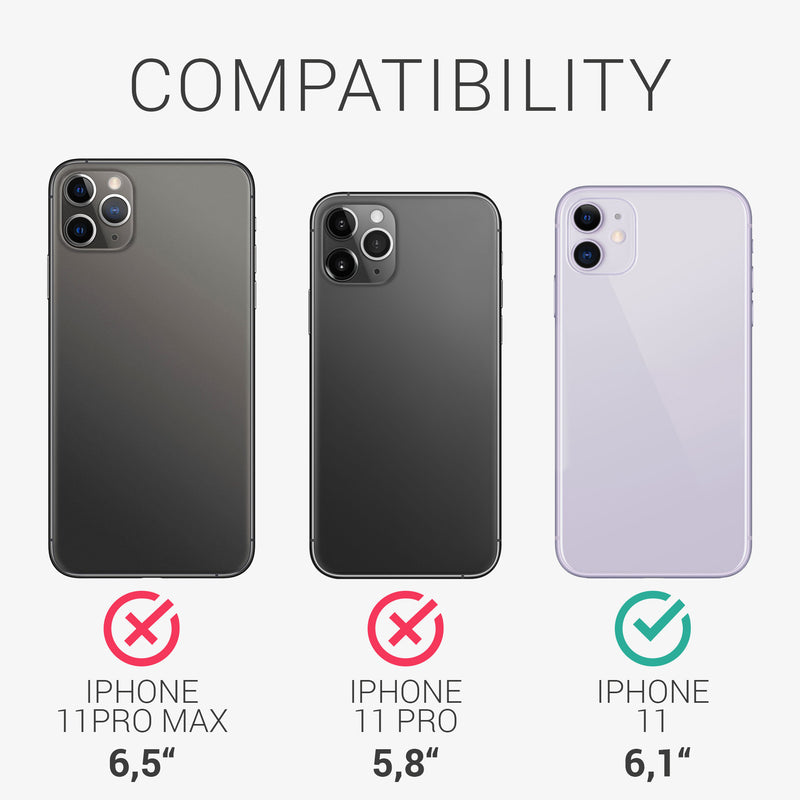 kwmobile Phone Case for Apple iPhone 11 - Wireless Charging - Protective Cover