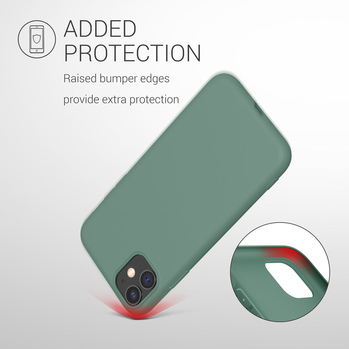kwmobile Phone Case for Apple iPhone 11 - Wireless Charging - Protective Cover