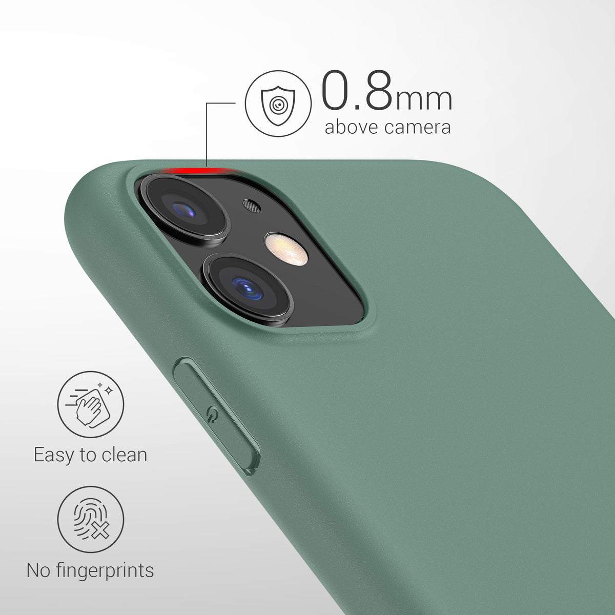 kwmobile Phone Case for Apple iPhone 11 - Wireless Charging - Protective Cover