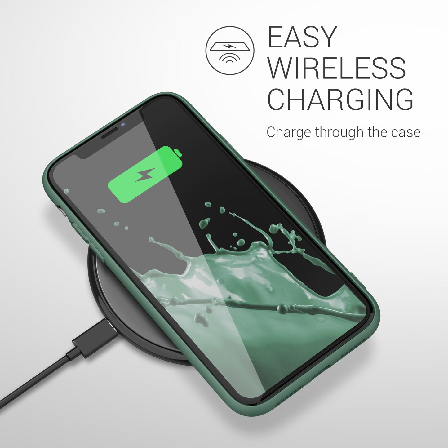 kwmobile Phone Case for Apple iPhone 11 - Wireless Charging - Protective Cover