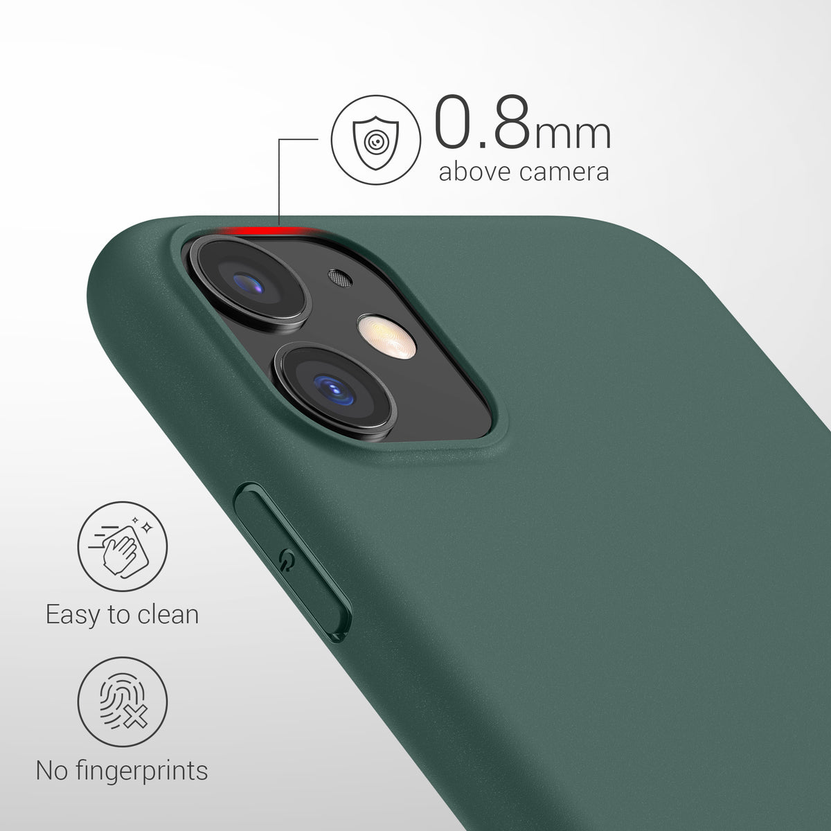 kwmobile Phone Case for Apple iPhone 11 - Wireless Charging - Protective Cover