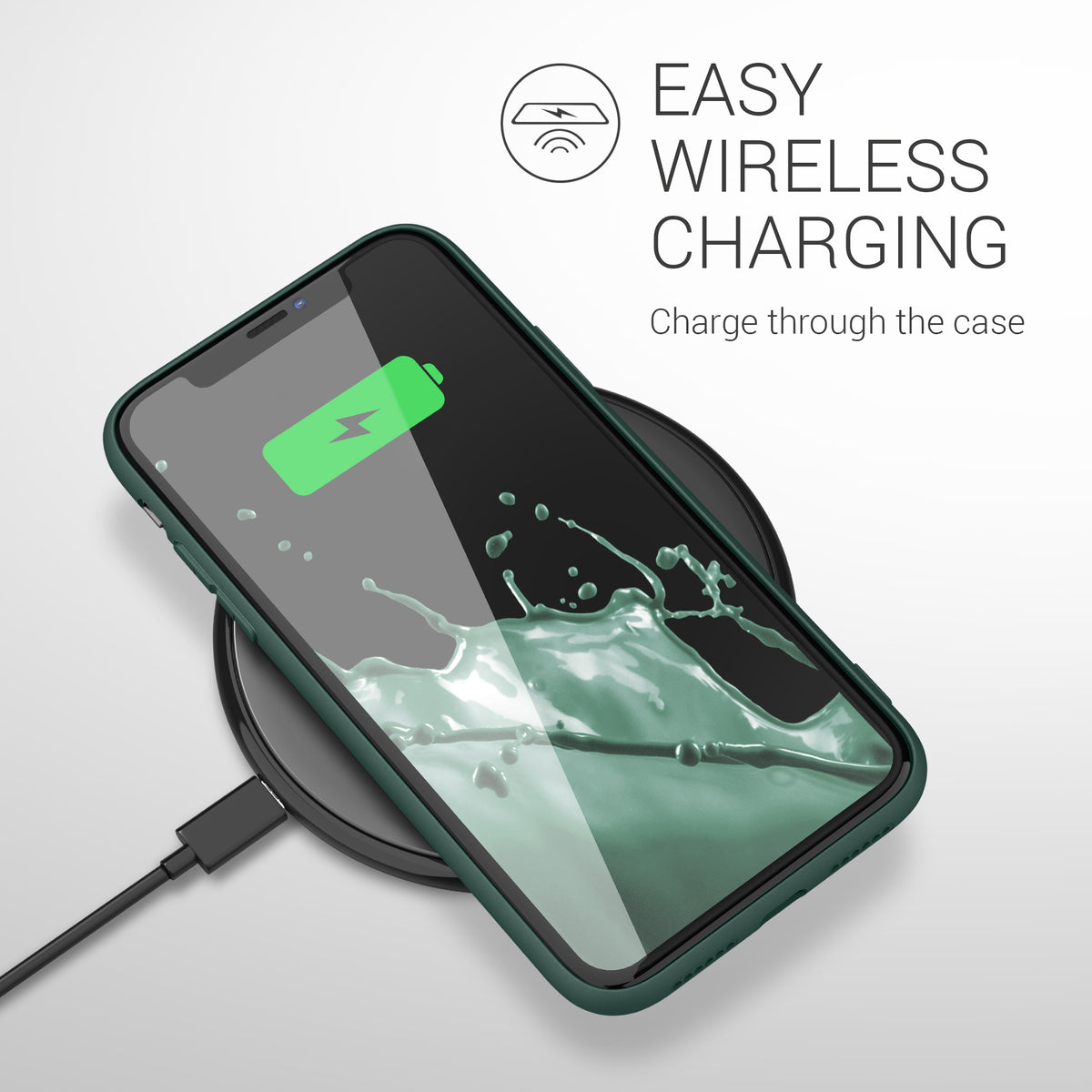 kwmobile Phone Case for Apple iPhone 11 - Wireless Charging - Protective Cover