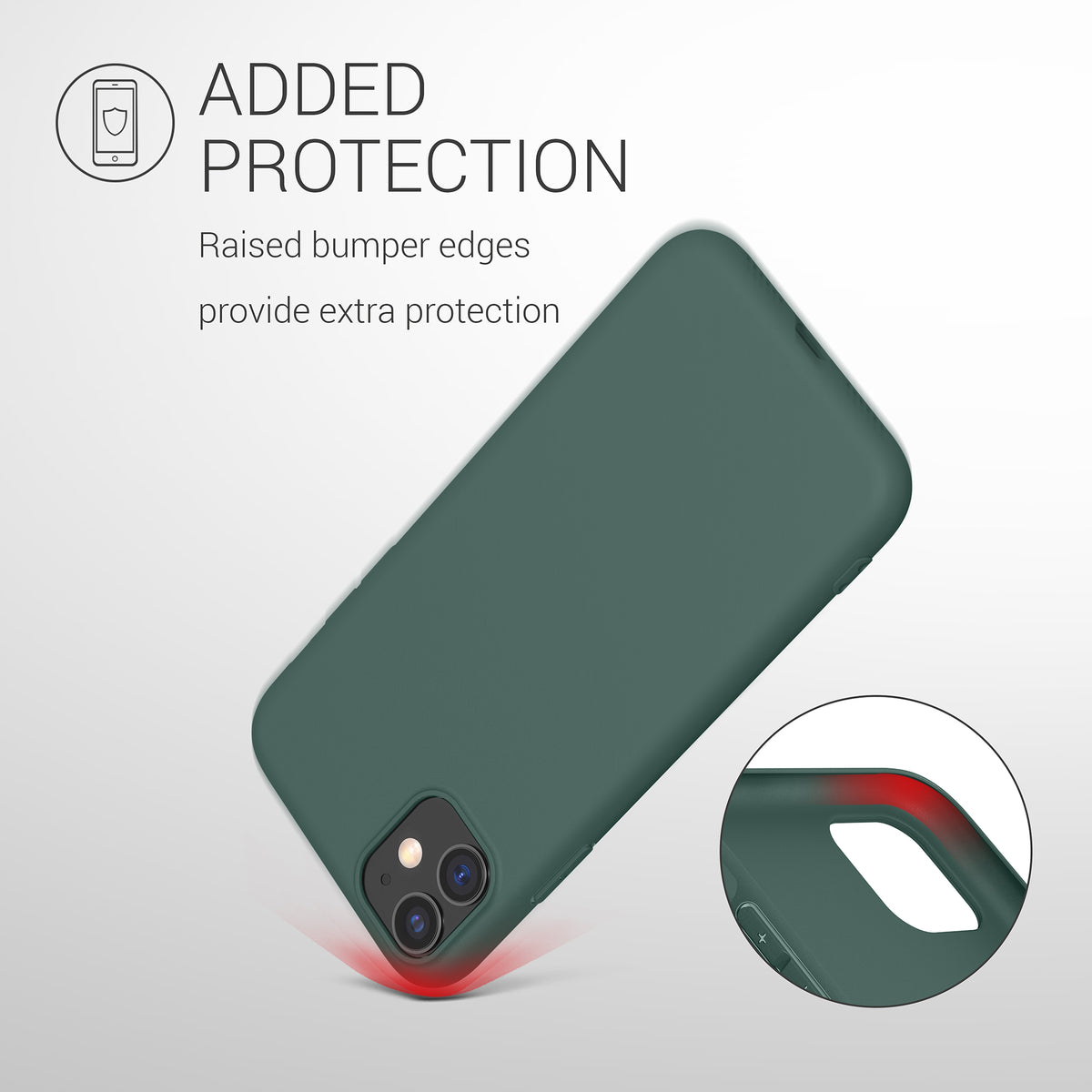 kwmobile Phone Case for Apple iPhone 11 - Wireless Charging - Protective Cover