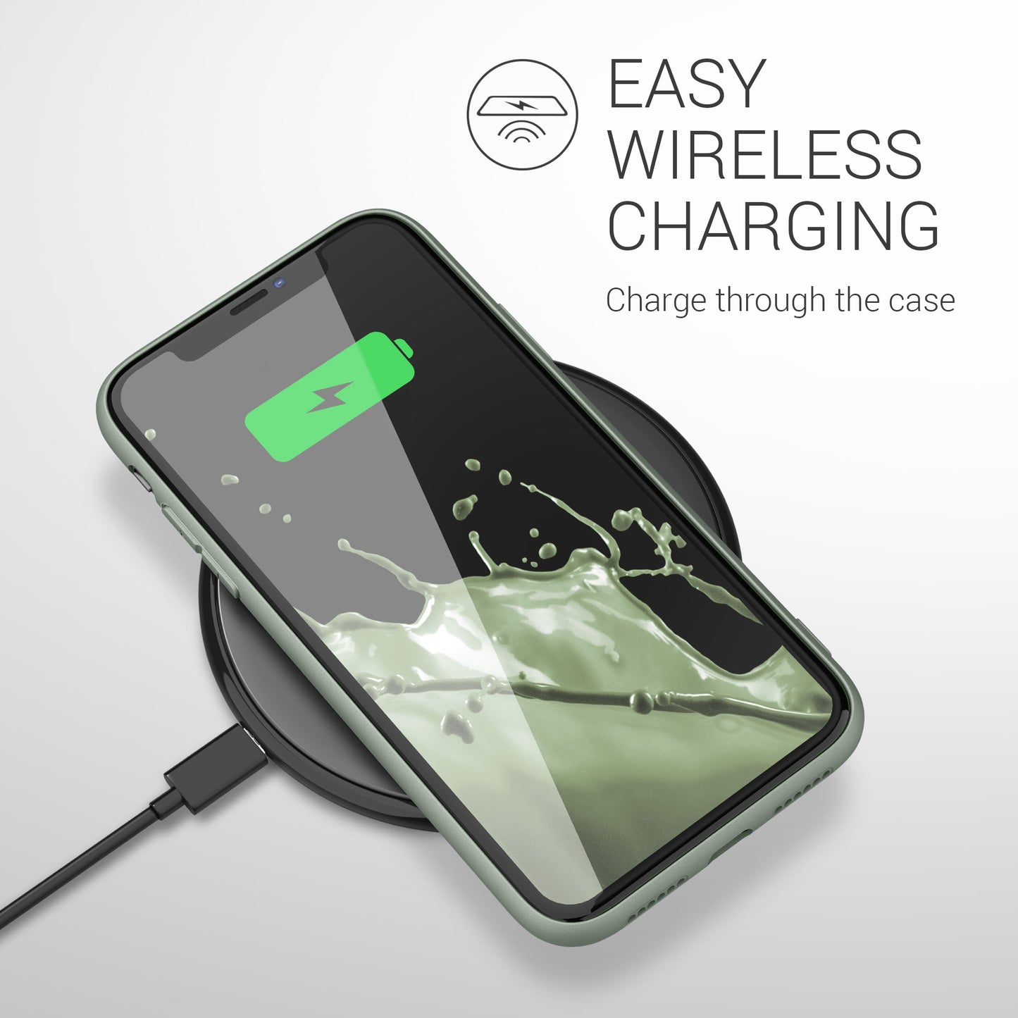 kwmobile Phone Case for Apple iPhone 11 - Wireless Charging - Protective Cover