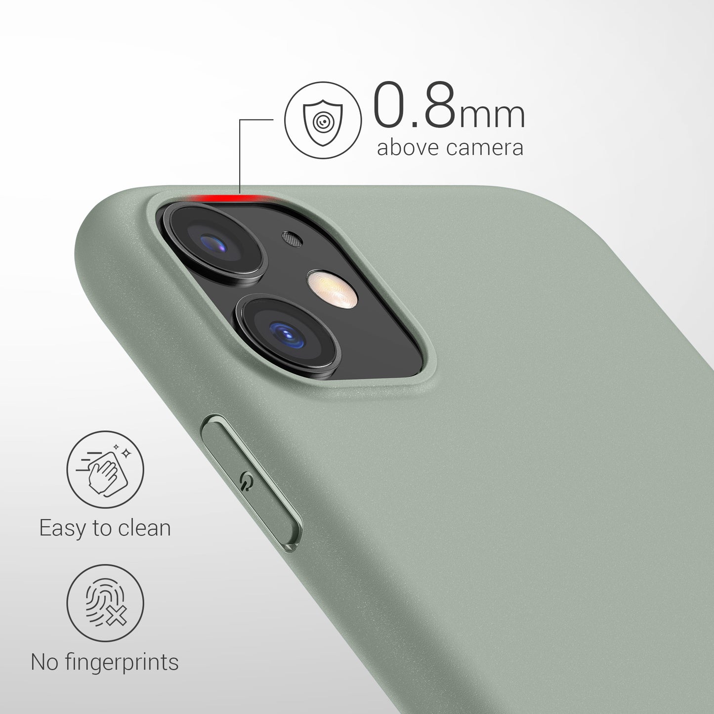 kwmobile Phone Case for Apple iPhone 11 - Wireless Charging - Protective Cover