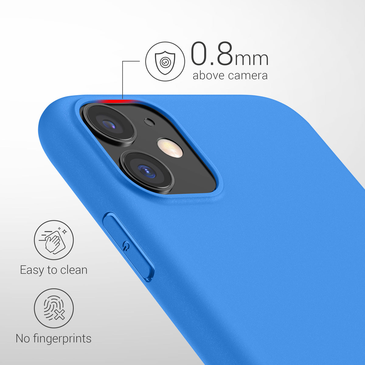 kwmobile Phone Case for Apple iPhone 11 - Wireless Charging - Protective Cover