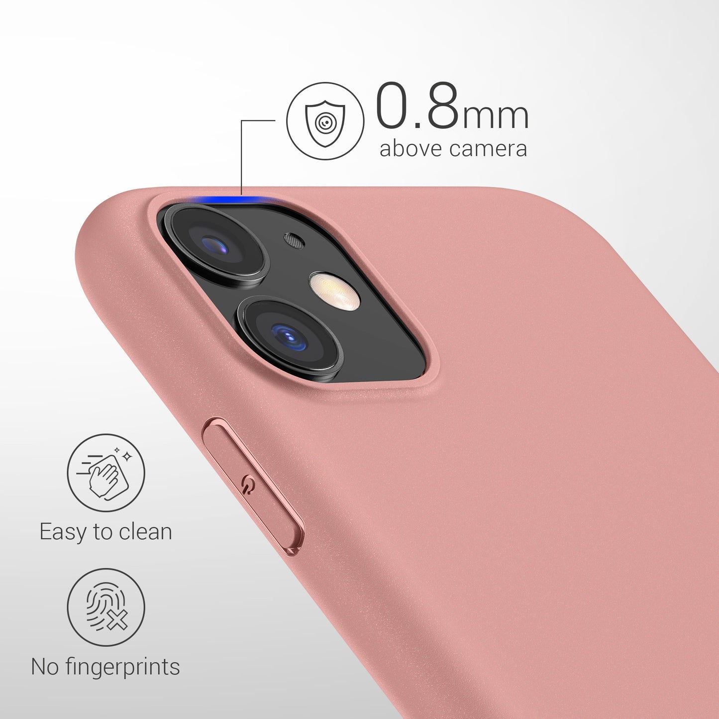 kwmobile Phone Case for Apple iPhone 11 - Wireless Charging - Protective Cover