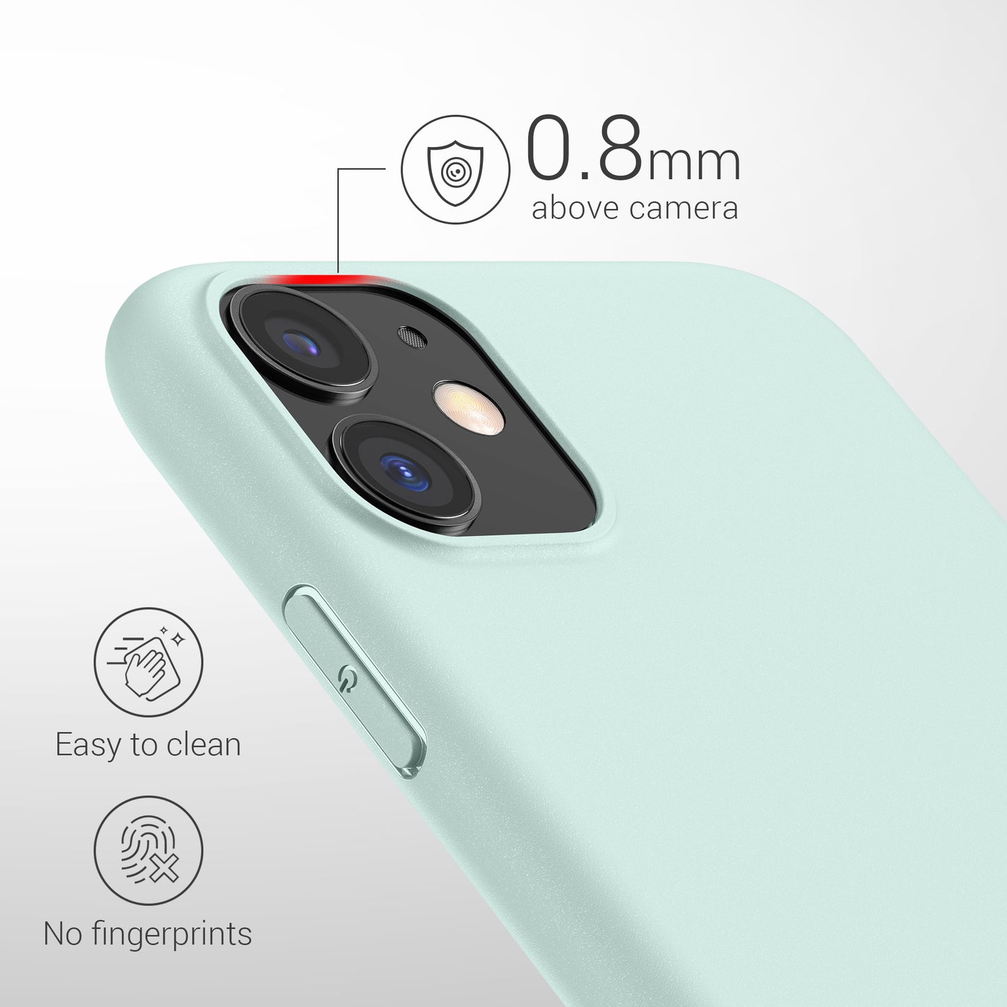 kwmobile Phone Case for Apple iPhone 11 - Wireless Charging - Protective Cover