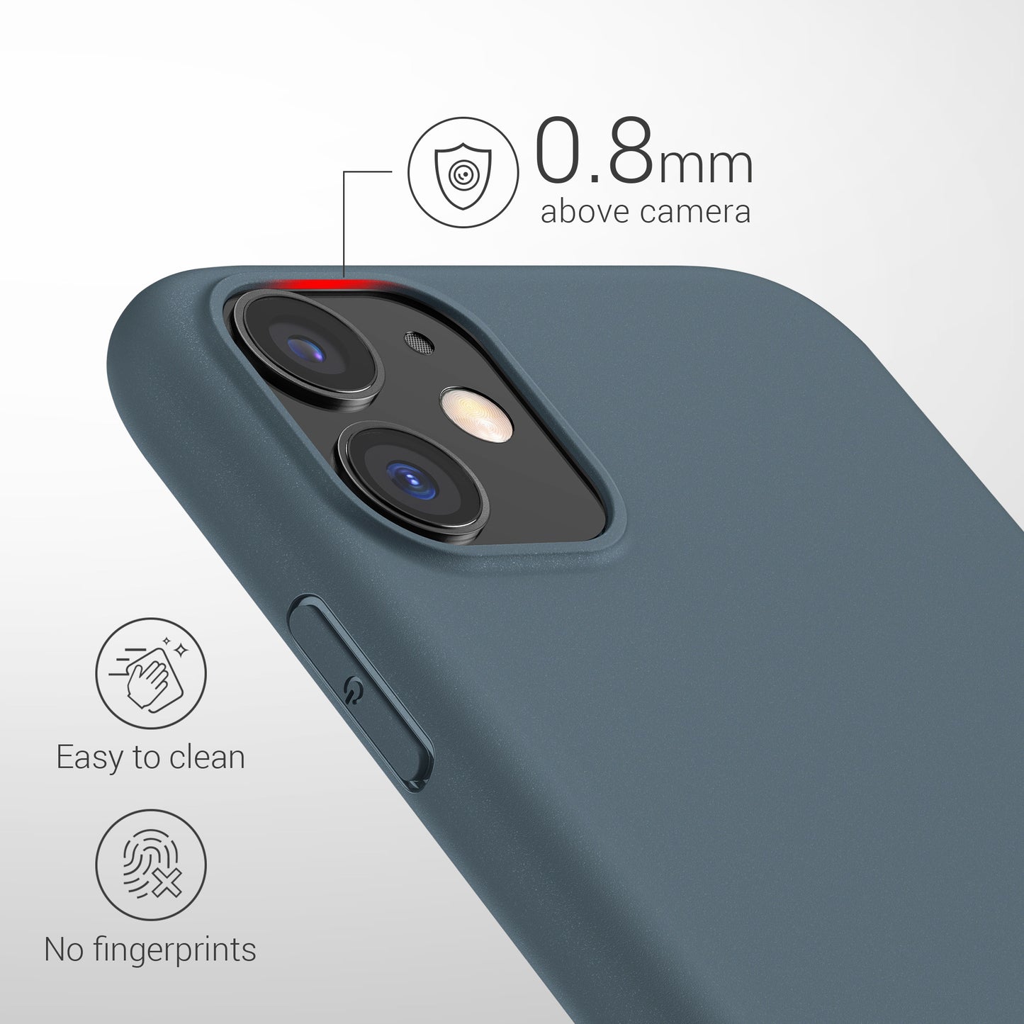 kwmobile Phone Case for Apple iPhone 11 - Wireless Charging - Protective Cover