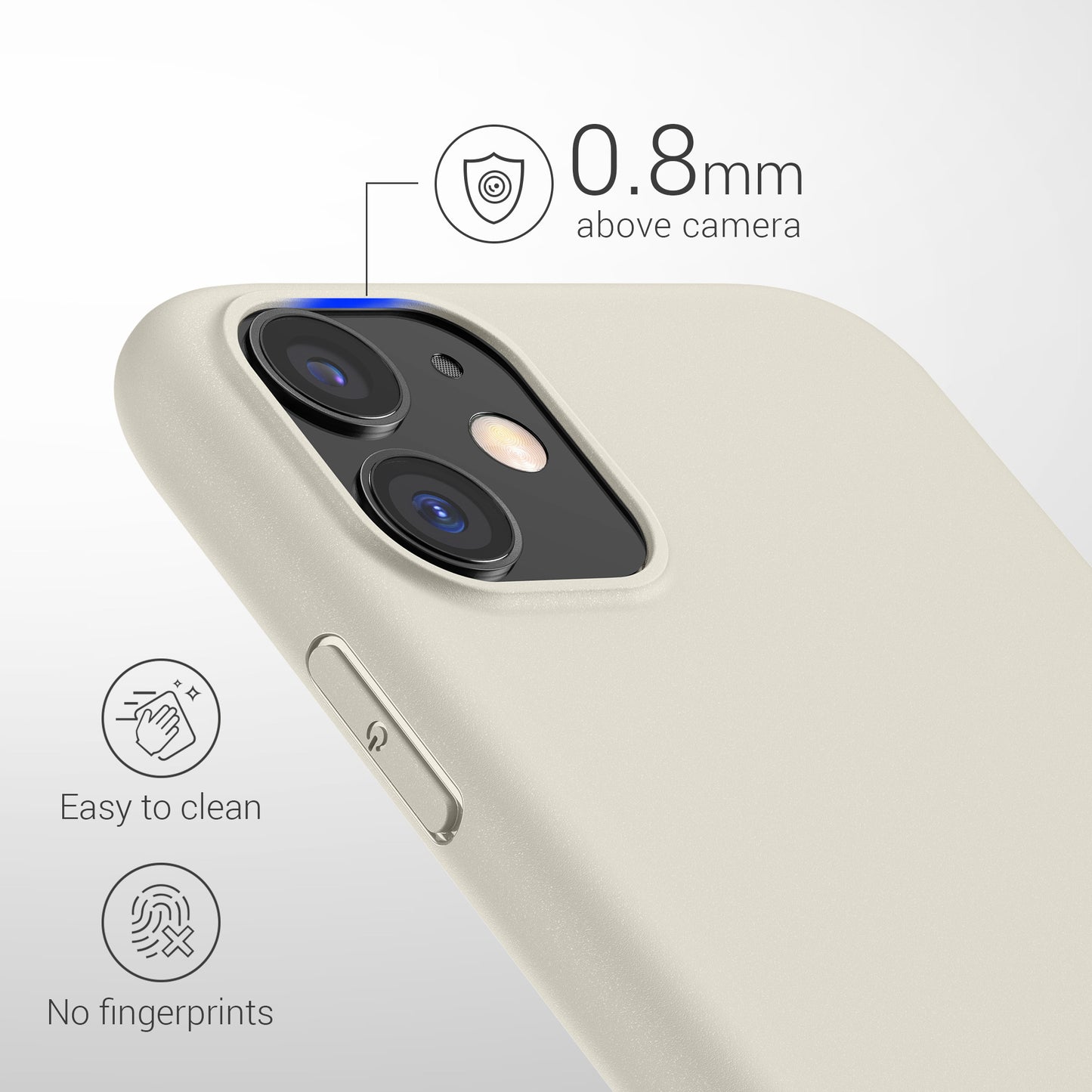 kwmobile Phone Case for Apple iPhone 11 - Wireless Charging - Protective Cover