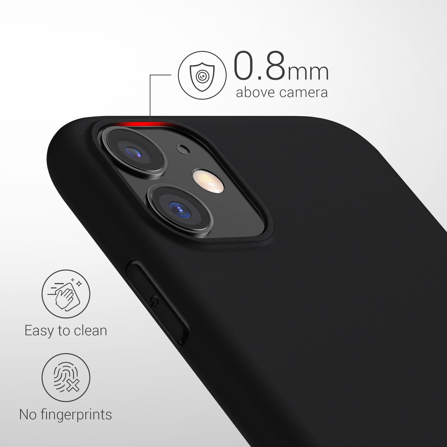 kwmobile Phone Case for Apple iPhone 11 - Wireless Charging - Protective Cover