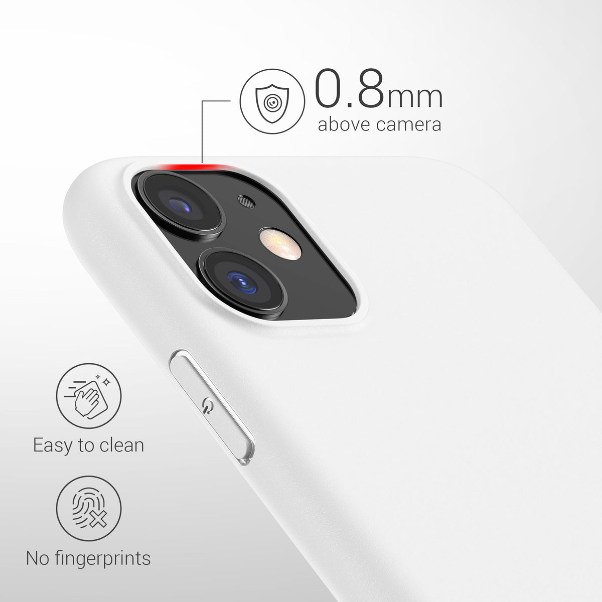 kwmobile Phone Case for Apple iPhone 11 - Wireless Charging - Protective Cover
