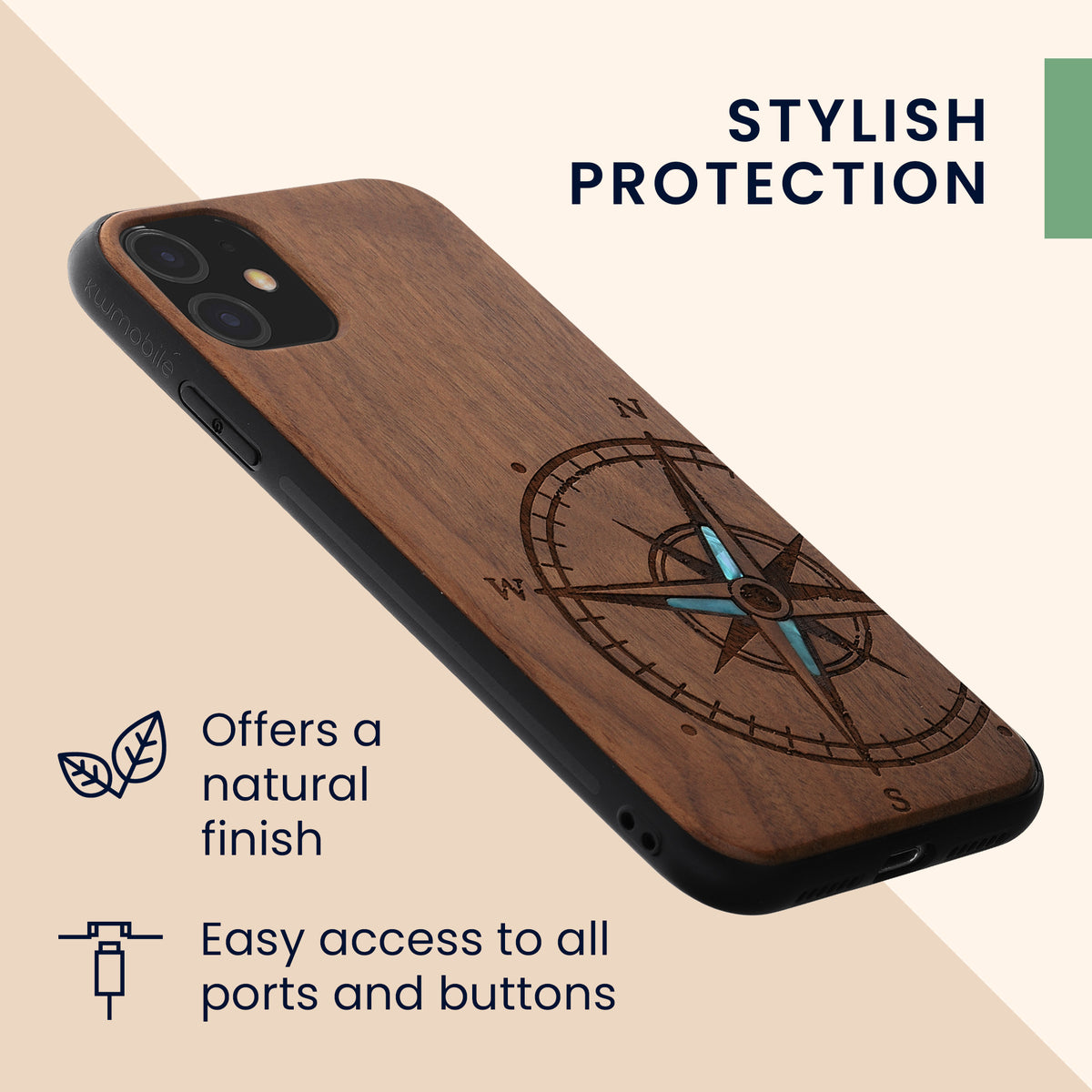 iPhone 11 Shockproof Hard Case with TPU Bumper