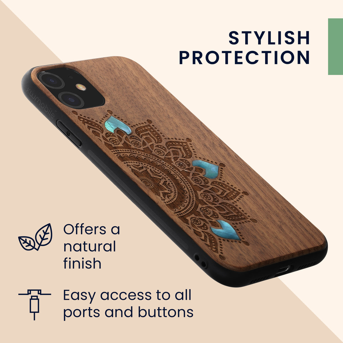 iPhone 11 Shockproof Hard Case with TPU Bumper