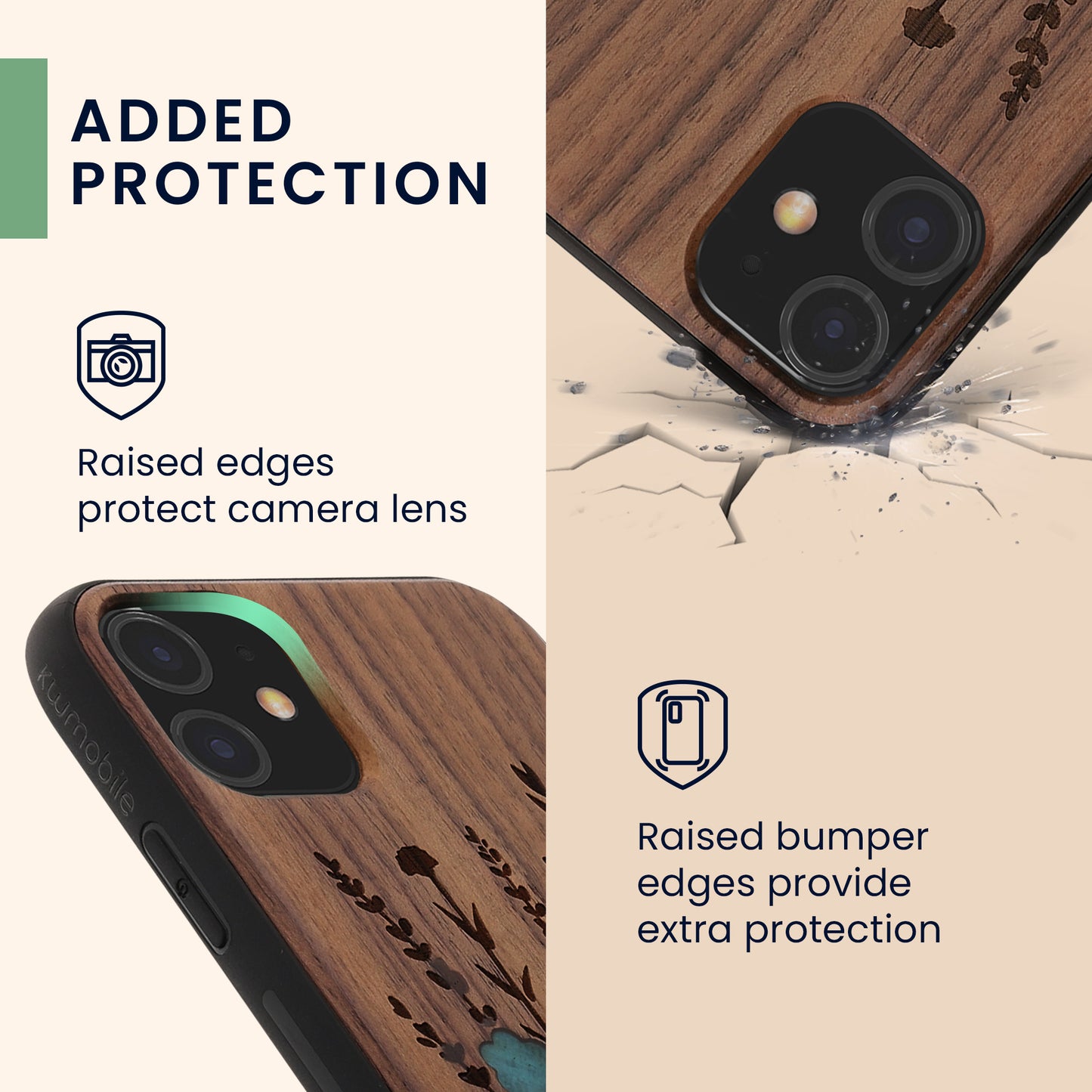 iPhone 11 Shockproof Hard Case with TPU Bumper