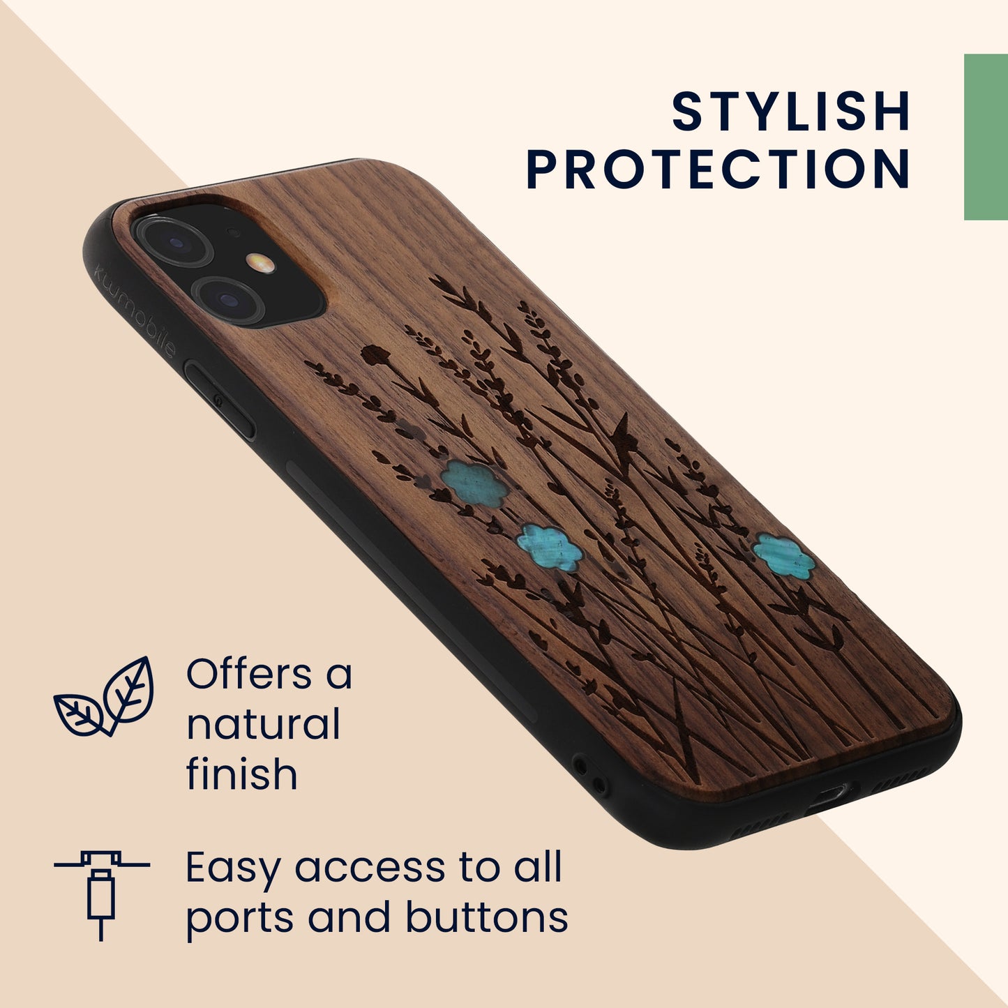 iPhone 11 Shockproof Hard Case with TPU Bumper