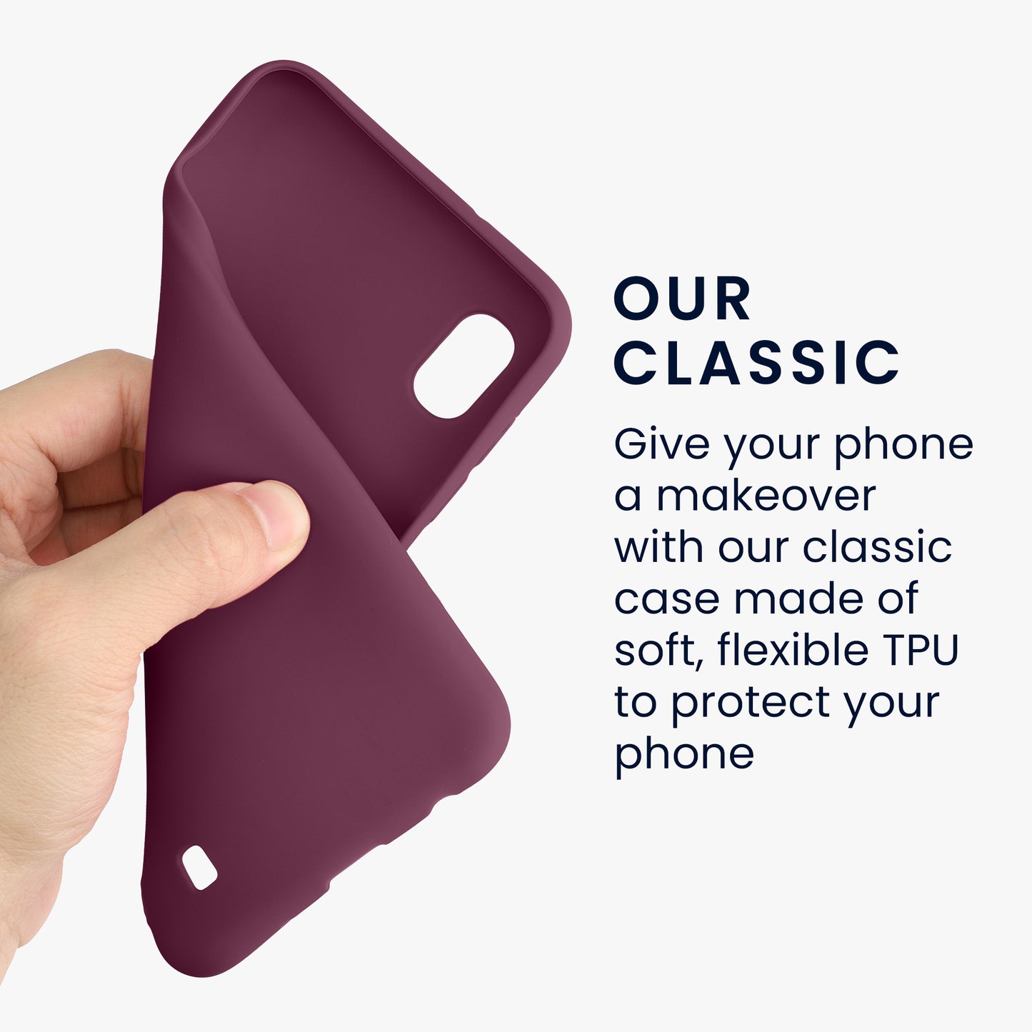 kwmobile Phone Case for Samsung Galaxy A10 - Protective Cover - Wireless Charging
