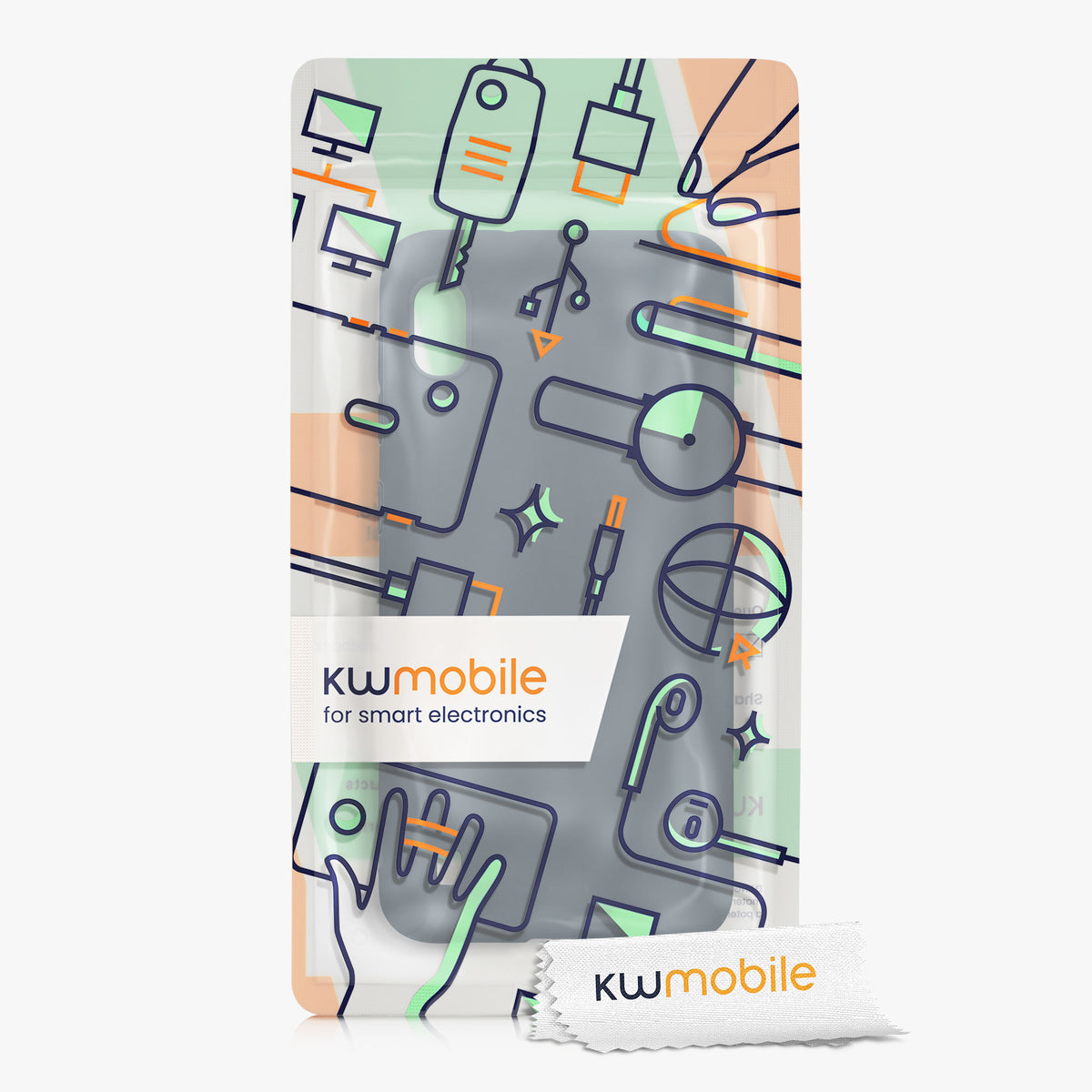 kwmobile Phone Case for Samsung Galaxy A10 - Protective Cover - Wireless Charging