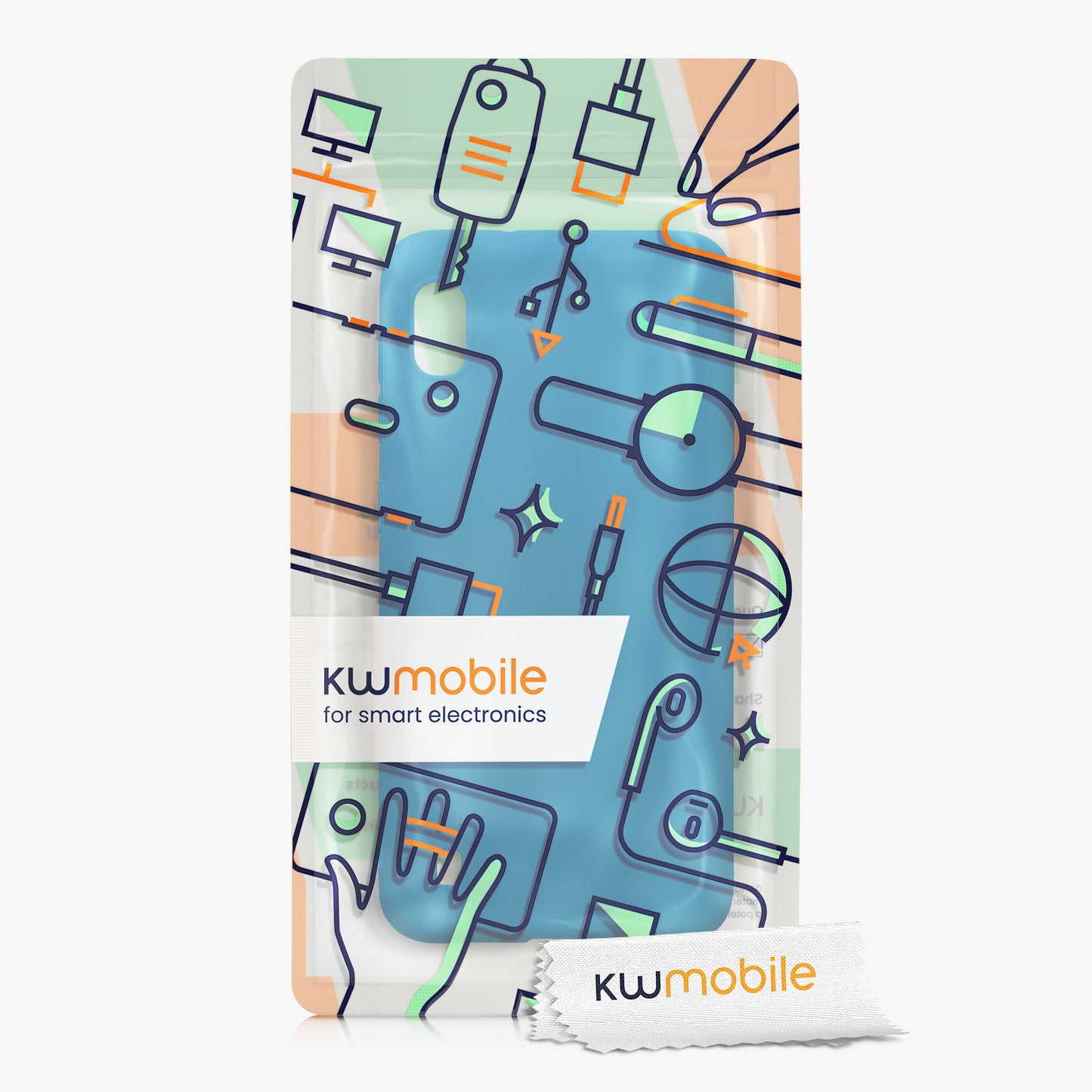 kwmobile Phone Case for Samsung Galaxy A10 - Protective Cover - Wireless Charging
