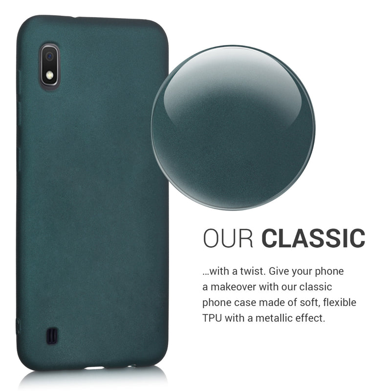 Samsung Galaxy A10 Silicone Phone Case Metallic