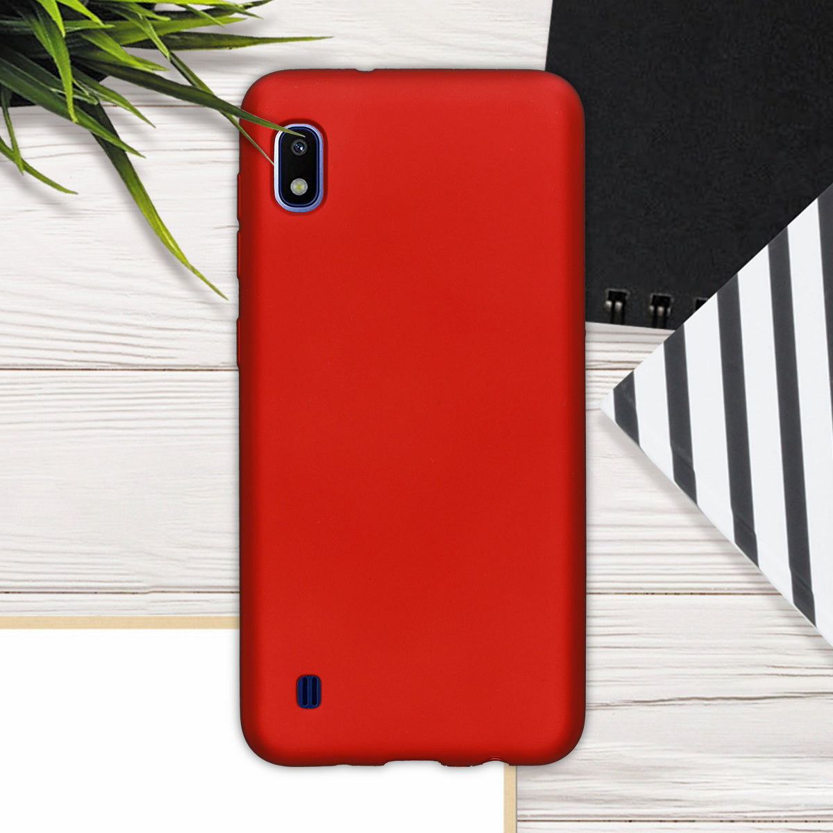 Samsung Galaxy A10 Silicone Phone Case Metallic