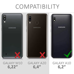 Samsung Galaxy A10 Handyhülle mit Kartenfach und Ständer