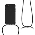 kwmobile Necklace Case compatible with Apple iPhone SE (2022) / iPhone SE (2020) / iPhone 8 / iPhone 7 - Cover with Lanyard - Silicone Protective Case