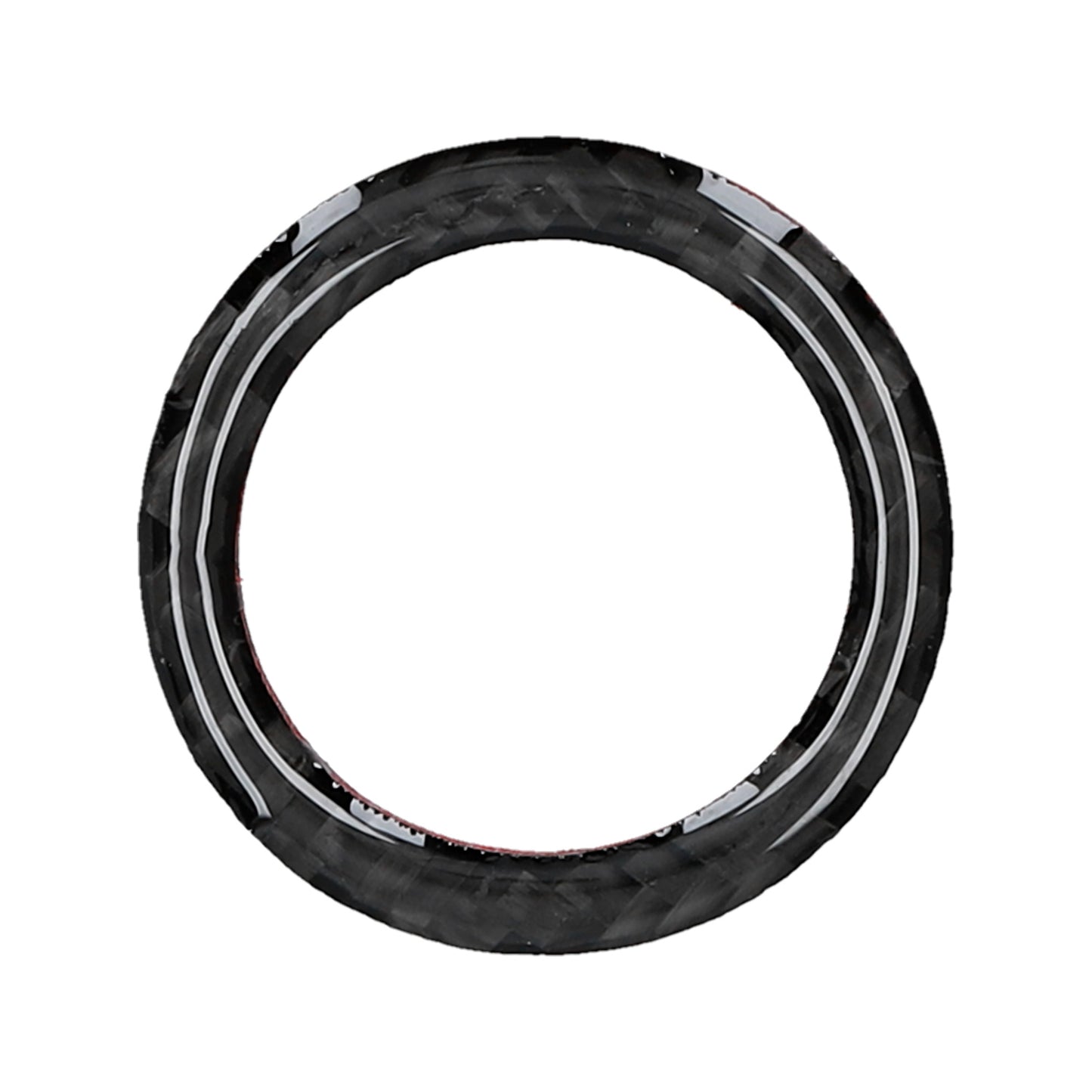 kwmobile Ring Frame for Start/Stop Button Compatible with BMW 3 Series E90/E91/E92/E93 - Flexible and Decorative Ring