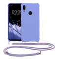 kwmobile Necklace Case compatible with Xiaomi Redmi Note 7 / Note 7 Pro - Cover with Lanyard - Silicone Protective Case