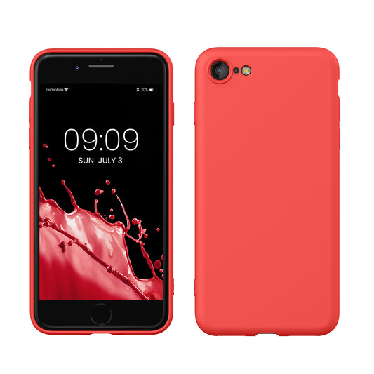 kwmobile Phone Case for iPhone SE 2022 / iPhone SE 2020 / iPhone 8 / iPhone 7, Protective Cover for Wireless Charging - Case