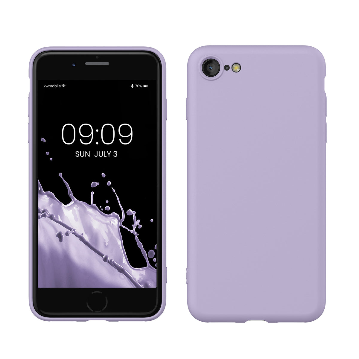 kwmobile Phone Case for iPhone SE 2022 / iPhone SE 2020 / iPhone 8 / iPhone 7, Protective Cover for Wireless Charging - Case