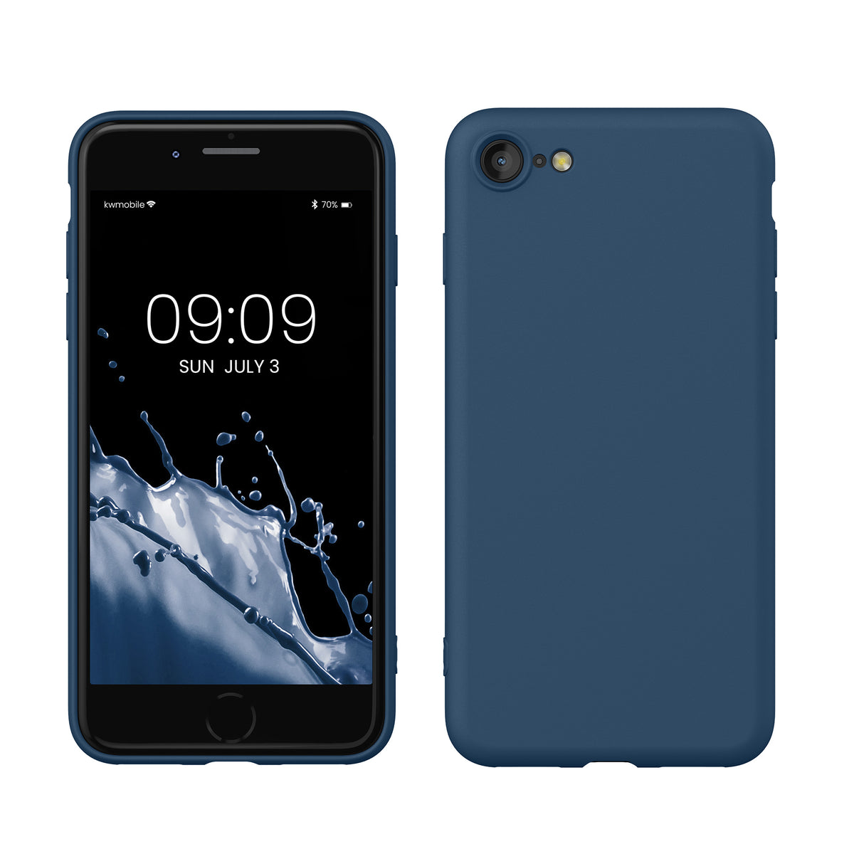 kwmobile Phone Case for iPhone SE 2022 / iPhone SE 2020 / iPhone 8 / iPhone 7, Protective Cover for Wireless Charging - Case