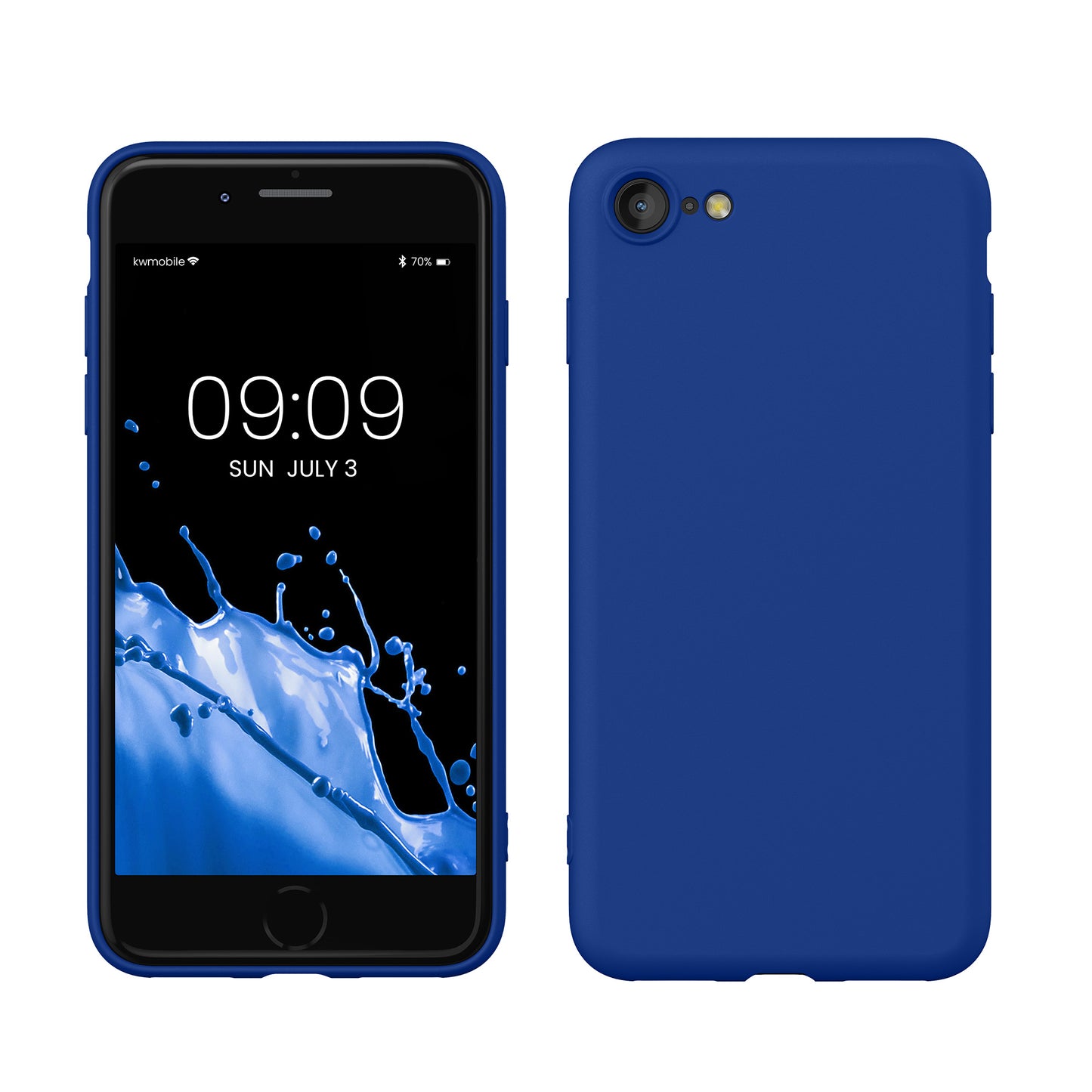kwmobile Phone Case for iPhone SE 2022 / iPhone SE 2020 / iPhone 8 / iPhone 7, Protective Cover for Wireless Charging - Case