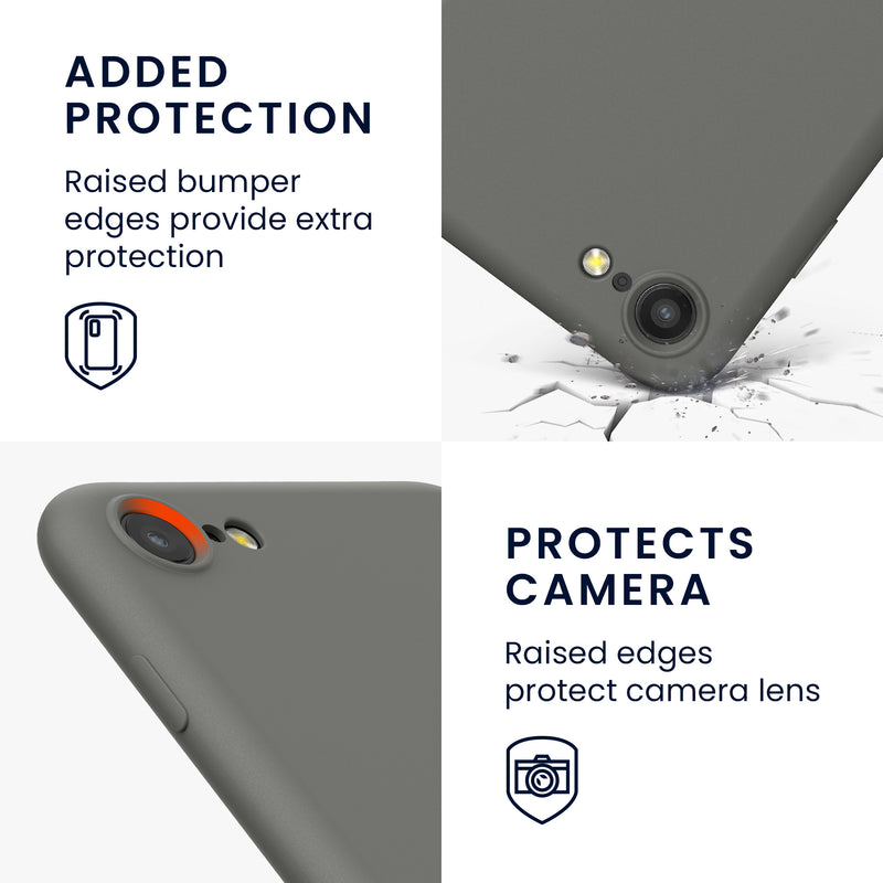 kwmobile Phone Case for iPhone SE 2022 / iPhone SE 2020 / iPhone 8 / iPhone 7, Protective Cover for Wireless Charging - Case