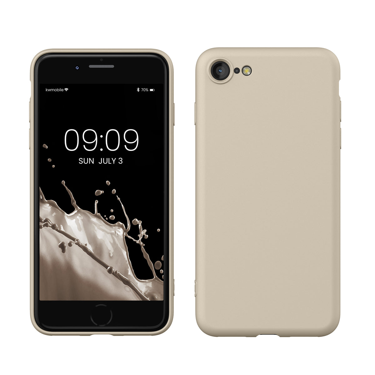 kwmobile Phone Case for iPhone SE 2022 / iPhone SE 2020 / iPhone 8 / iPhone 7, Protective Cover for Wireless Charging - Case