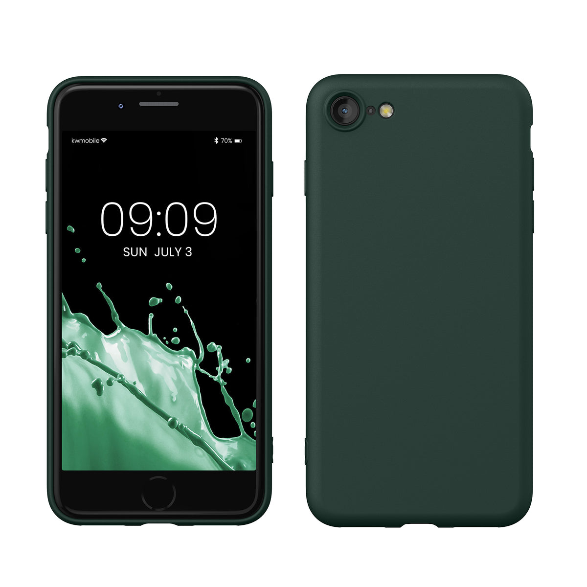 kwmobile Phone Case for iPhone SE 2022 / iPhone SE 2020 / iPhone 8 / iPhone 7, Protective Cover for Wireless Charging - Case