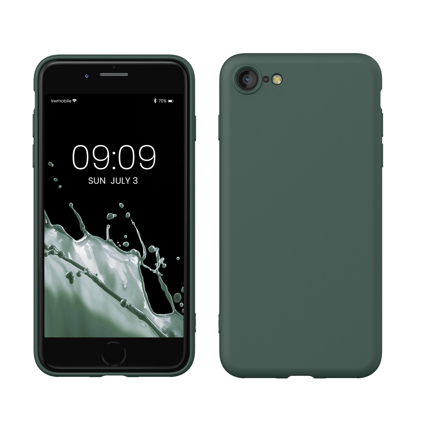 kwmobile Phone Case for iPhone SE 2022 / iPhone SE 2020 / iPhone 8 / iPhone 7, Protective Cover for Wireless Charging - Case
