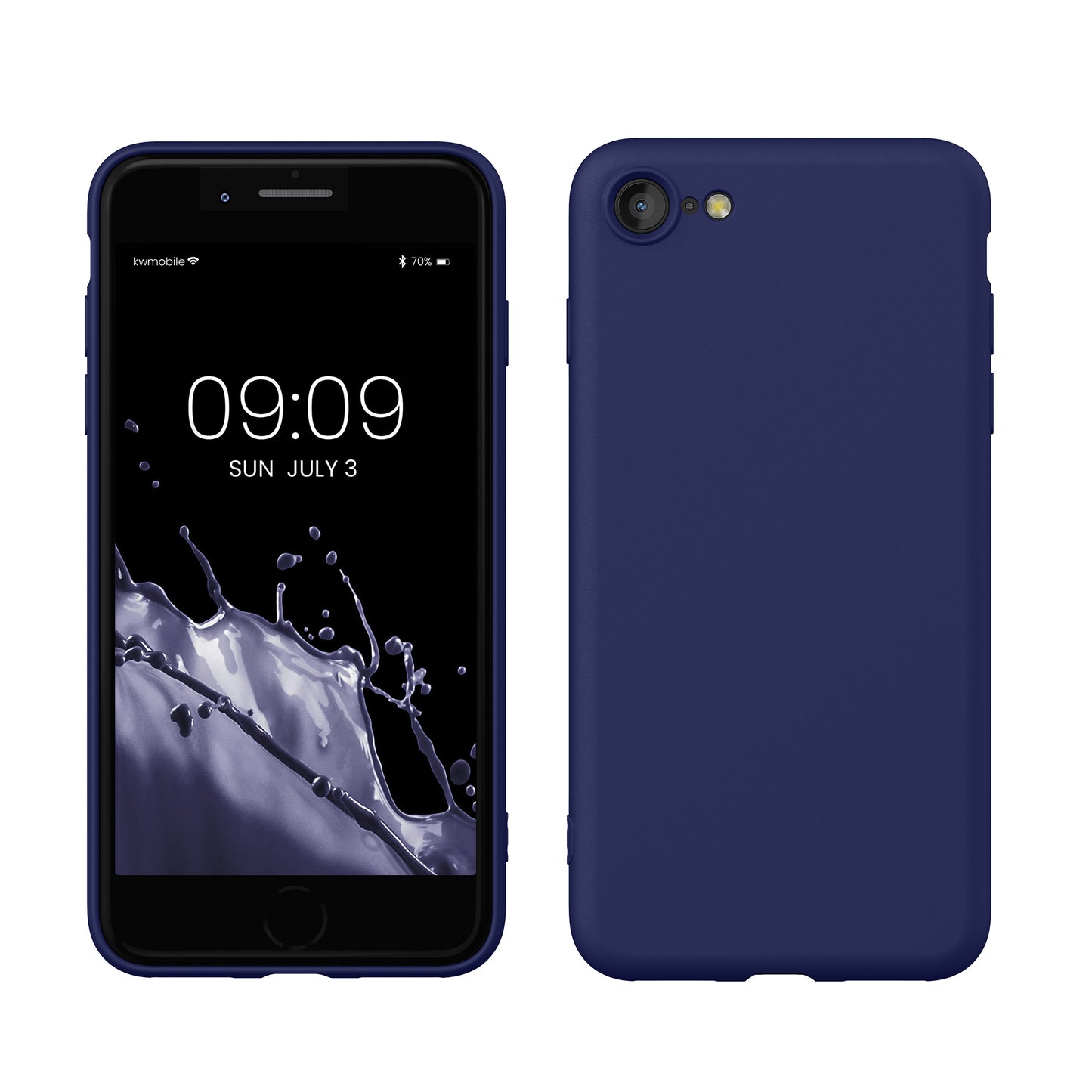 kwmobile Phone Case for iPhone SE 2022 / iPhone SE 2020 / iPhone 8 / iPhone 7, Protective Cover for Wireless Charging - Case