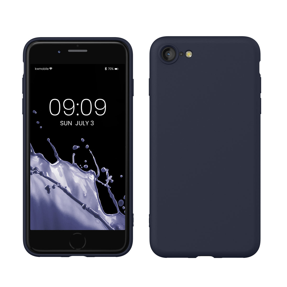 kwmobile Phone Case for iPhone SE 2022 / iPhone SE 2020 / iPhone 8 / iPhone 7, Protective Cover for Wireless Charging - Case