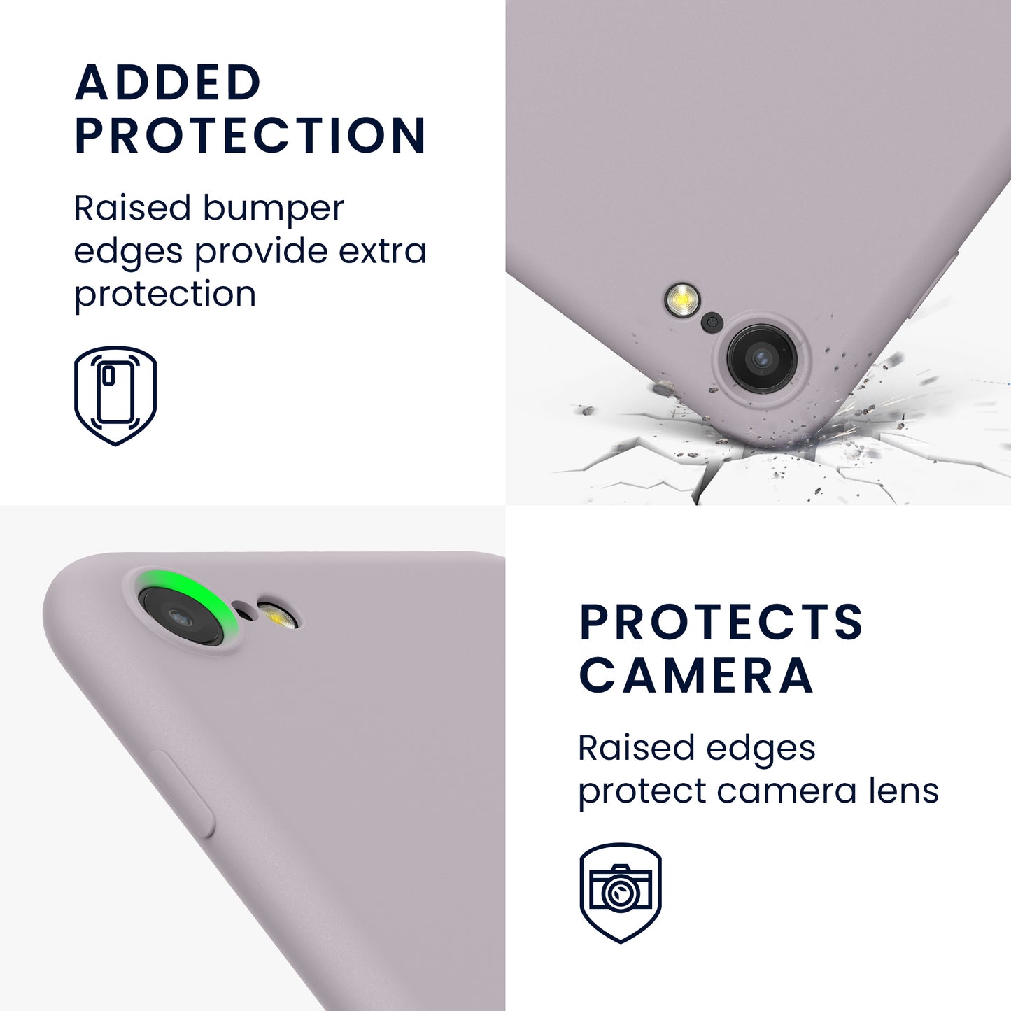 kwmobile Phone Case for iPhone SE 2022 / iPhone SE 2020 / iPhone 8 / iPhone 7, Protective Cover for Wireless Charging - Case