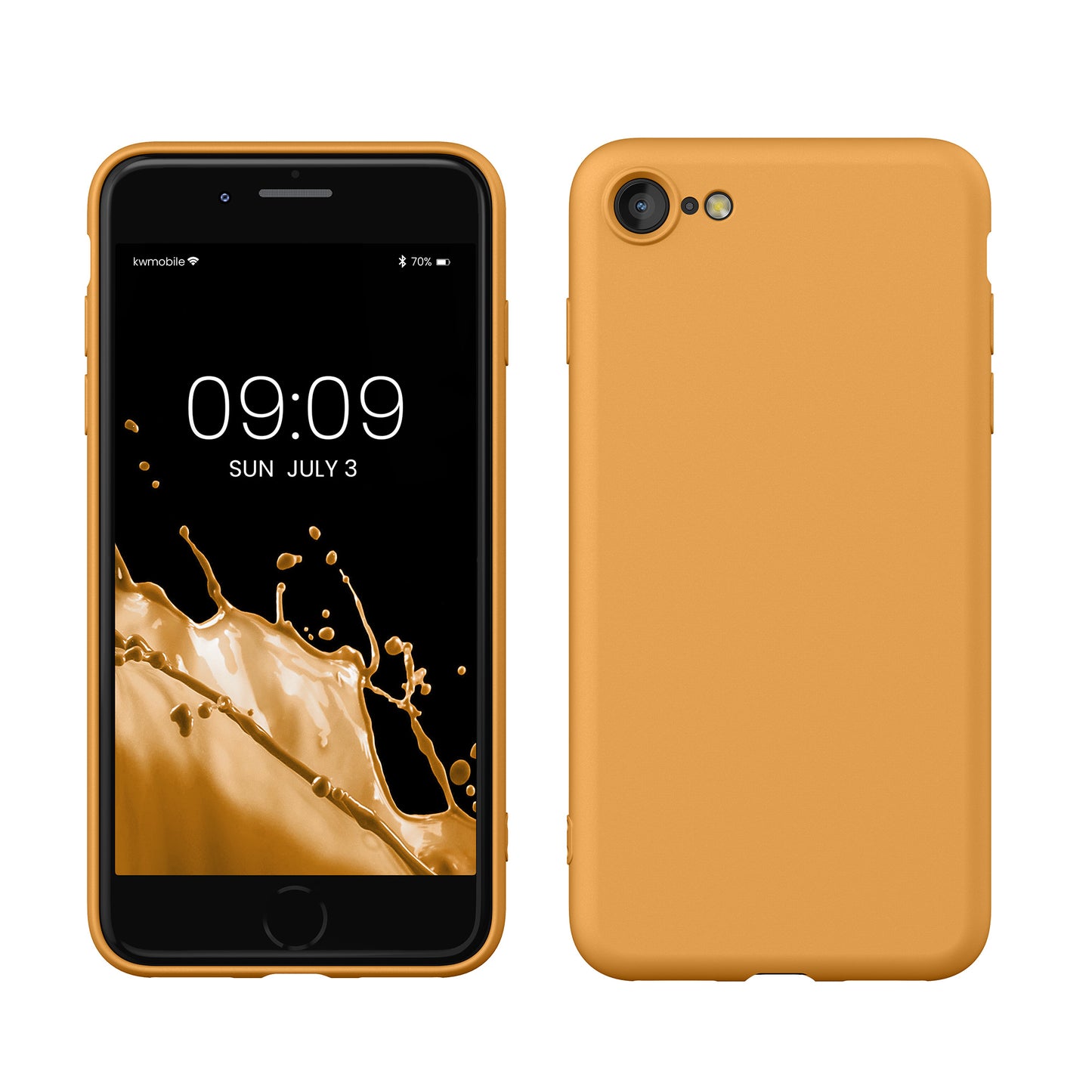 kwmobile Phone Case for iPhone SE 2022 / iPhone SE 2020 / iPhone 8 / iPhone 7, Protective Cover for Wireless Charging - Case