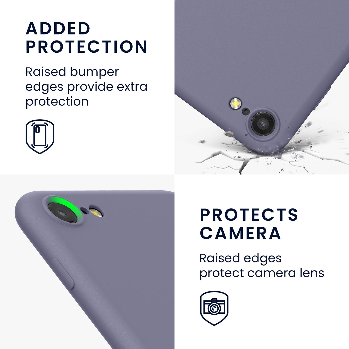 kwmobile Phone Case for iPhone SE 2022 / iPhone SE 2020 / iPhone 8 / iPhone 7, Protective Cover for Wireless Charging - Case