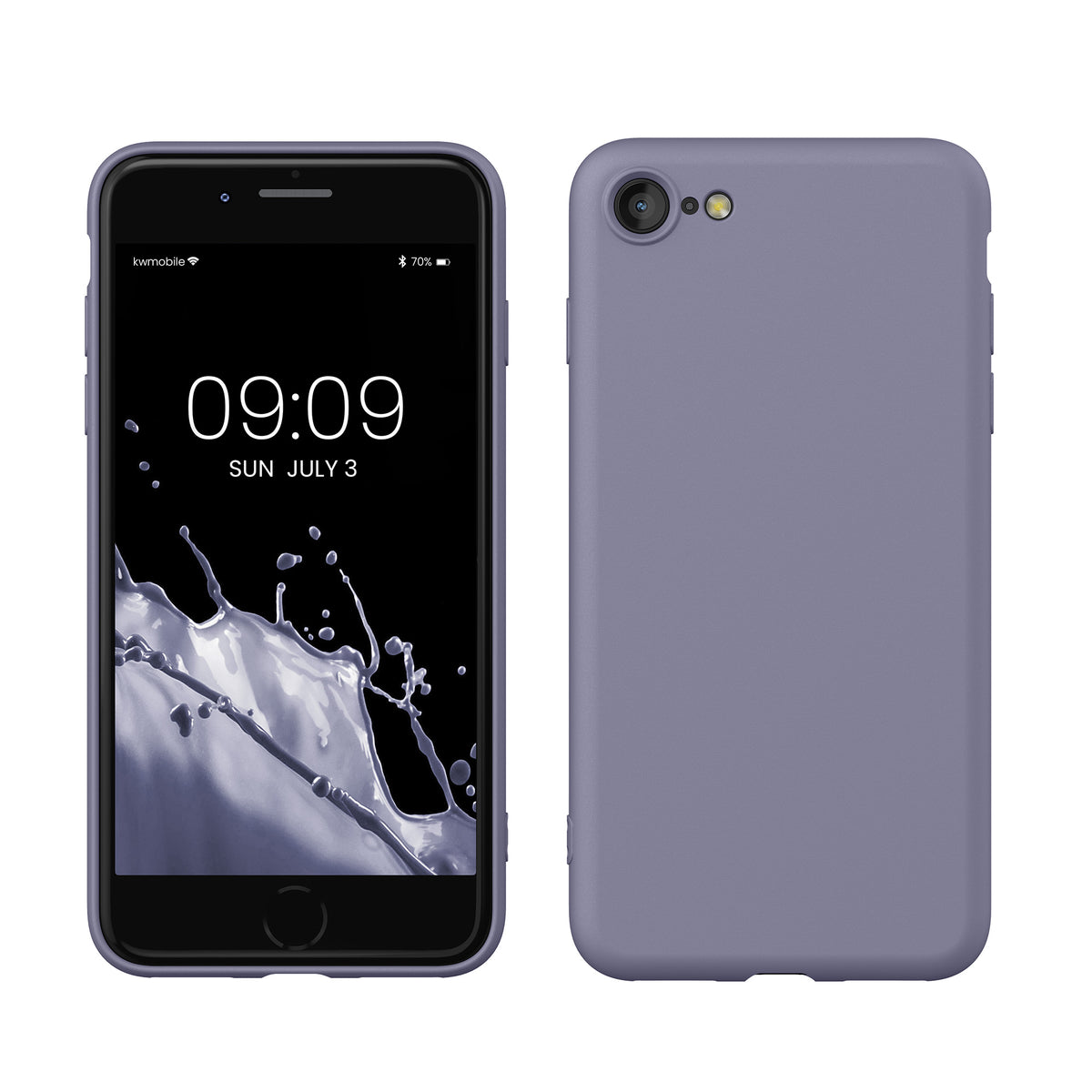 kwmobile Phone Case for iPhone SE 2022 / iPhone SE 2020 / iPhone 8 / iPhone 7, Protective Cover for Wireless Charging - Case