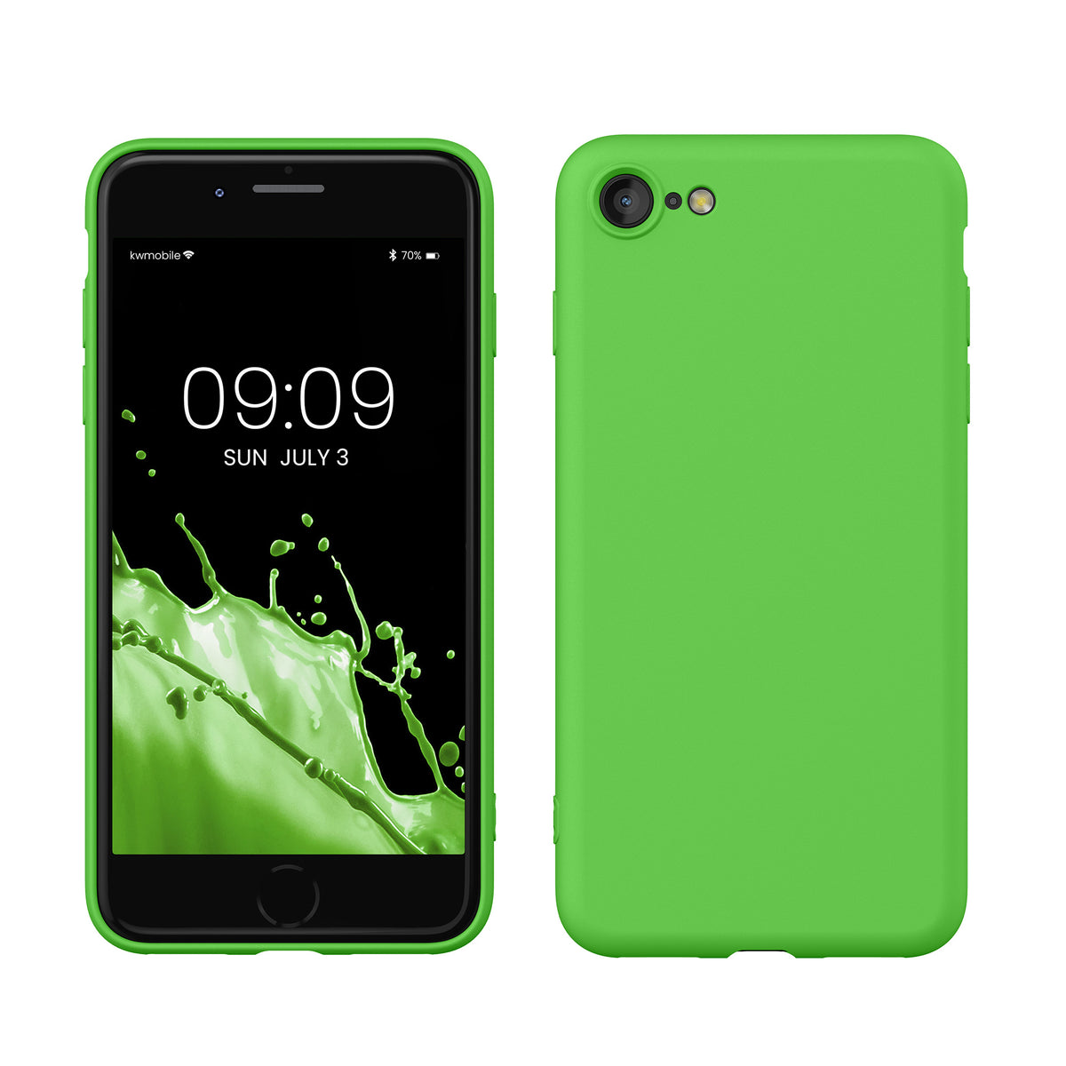 kwmobile Phone Case for iPhone SE 2022 / iPhone SE 2020 / iPhone 8 / iPhone 7, Protective Cover for Wireless Charging - Case