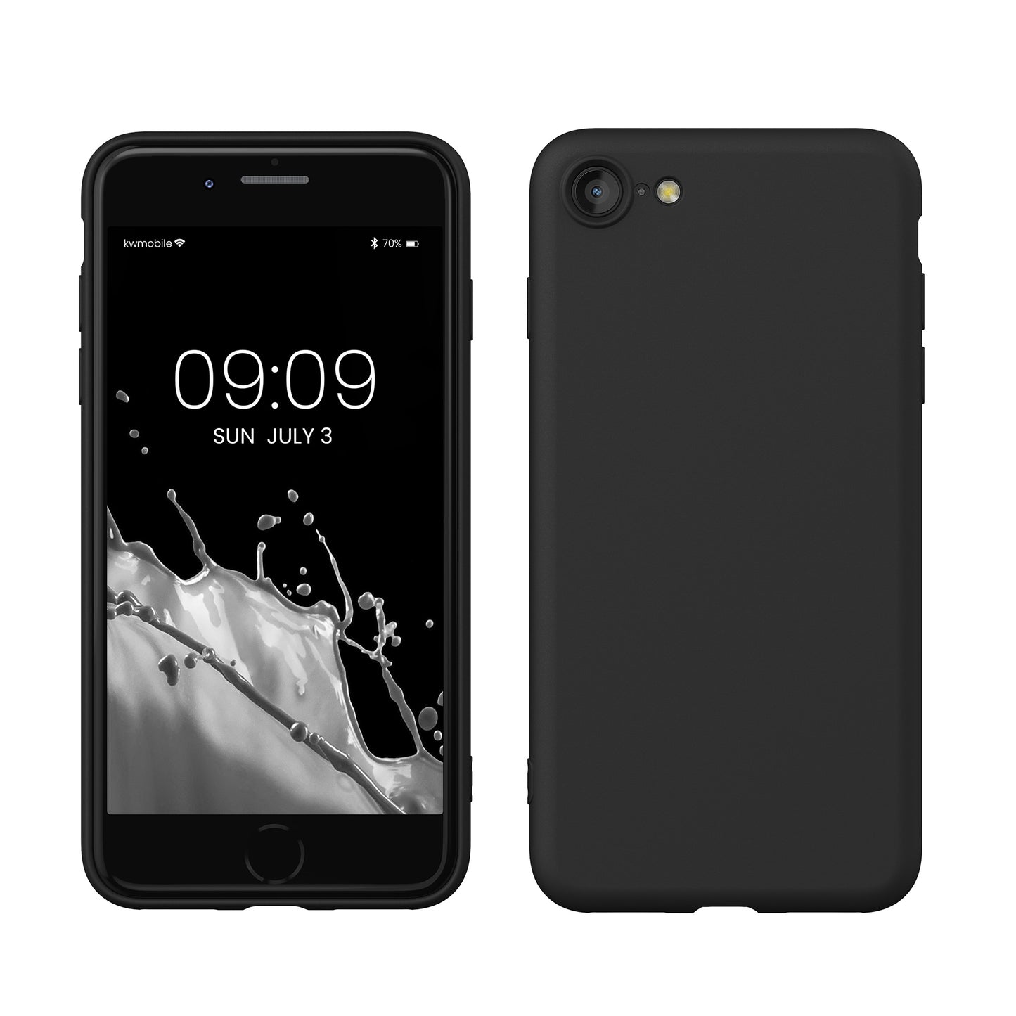 kwmobile Phone Case for iPhone SE 2022 / iPhone SE 2020 / iPhone 8 / iPhone 7, Protective Cover for Wireless Charging - Case